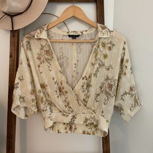 AE STUDIO Floral Bohemian Top